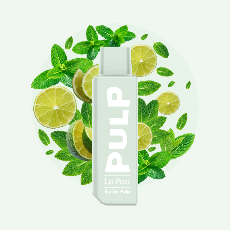 Pod Pré-remplis Flip Citron Vert Menthe 2ml - Pulp