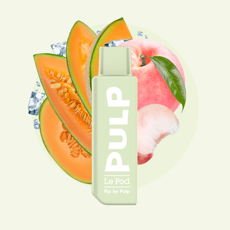 Pod Flip Pêche Melon Glacés 2ml - Pulp