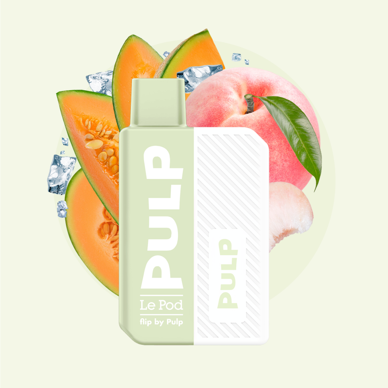 Kit Pod Flip Pêche Melon Glacés 2ml - Pulp