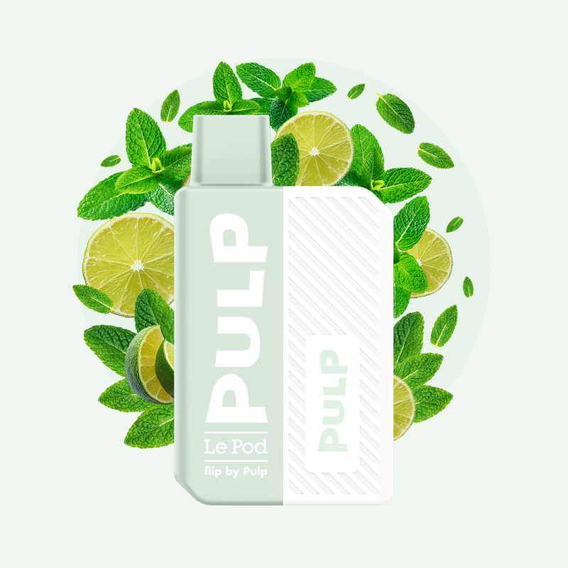 Kit Pod Flip Citron Vert Menthe 2ml - Pulp