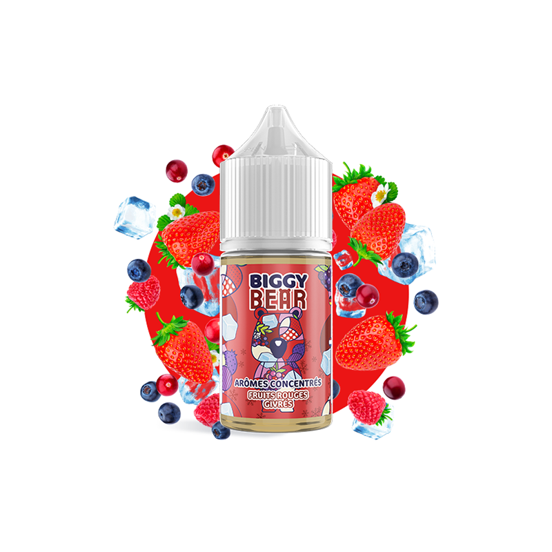 Concentré Fruits Rouges Givrés 30ml - Biggy Bear (5 pièces)