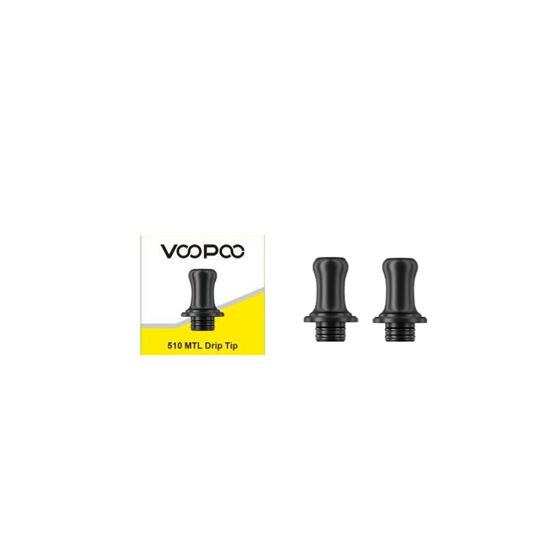 Drip Tip 510  MTL pour clearomiseur/Pod PnP X Voopoo (pack de 2)