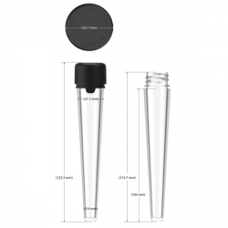 Bouteille Clear 113MM - Chubby Gorilla (500 pièces) Bouteille Clear 113MM - Chubby Gorilla (500 pièces)