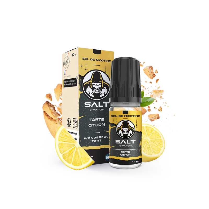 Wonderful Tart Citron10ml Salt E-Vapor - Le French Liquide (6 pièces)