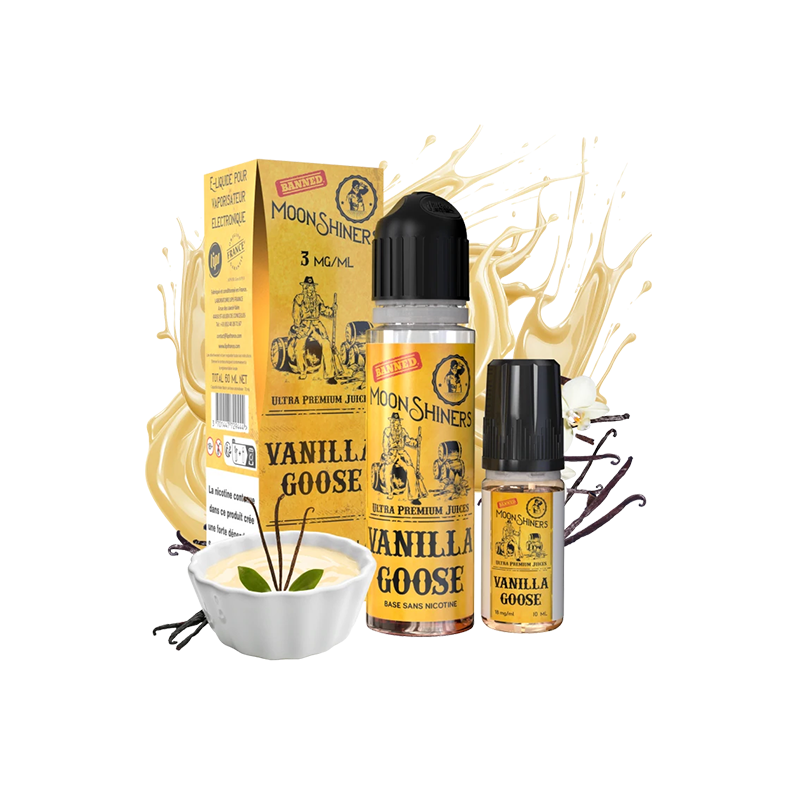 Kit Vanilla Goose 60ml Moonshiners - Le French Liquide