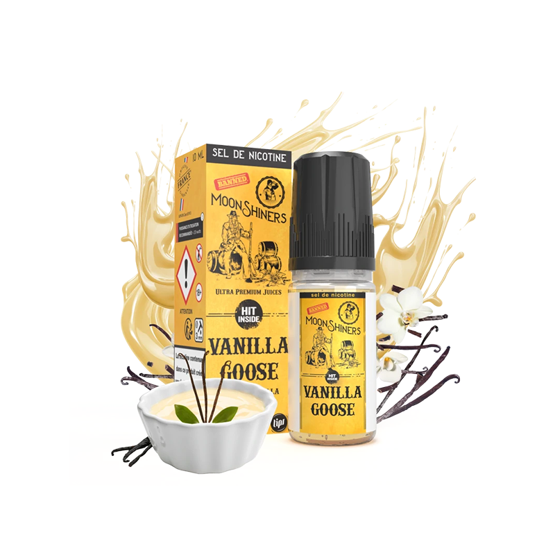 Vanilla Goose Salt 10ml Moonshiners - Le French Liquide (6 pièces)