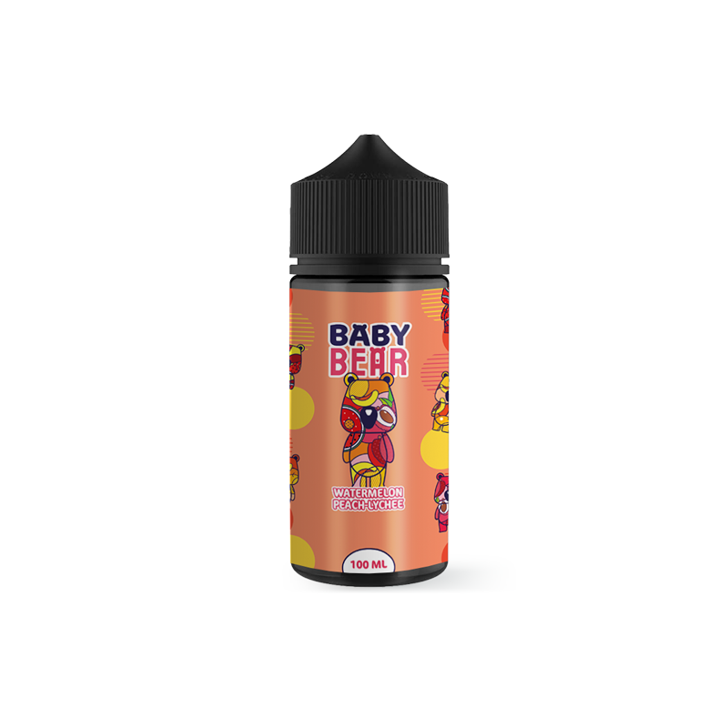 Watermelon Peach Lychee 100ml - Baby Bear Watermelon Peach Lychee 100ml - Baby Bear