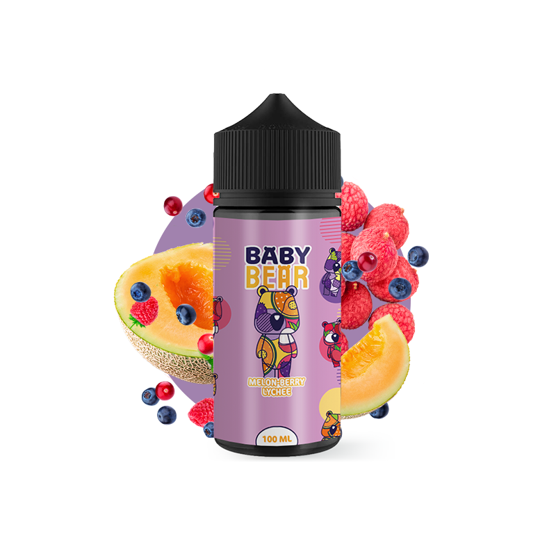 Melon Berry Lychee 100ml - Baby Bear