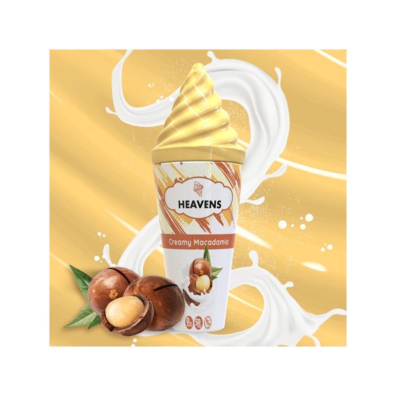 Creamy Macadamia 50ml Heavens - E-cone - Vape Maker