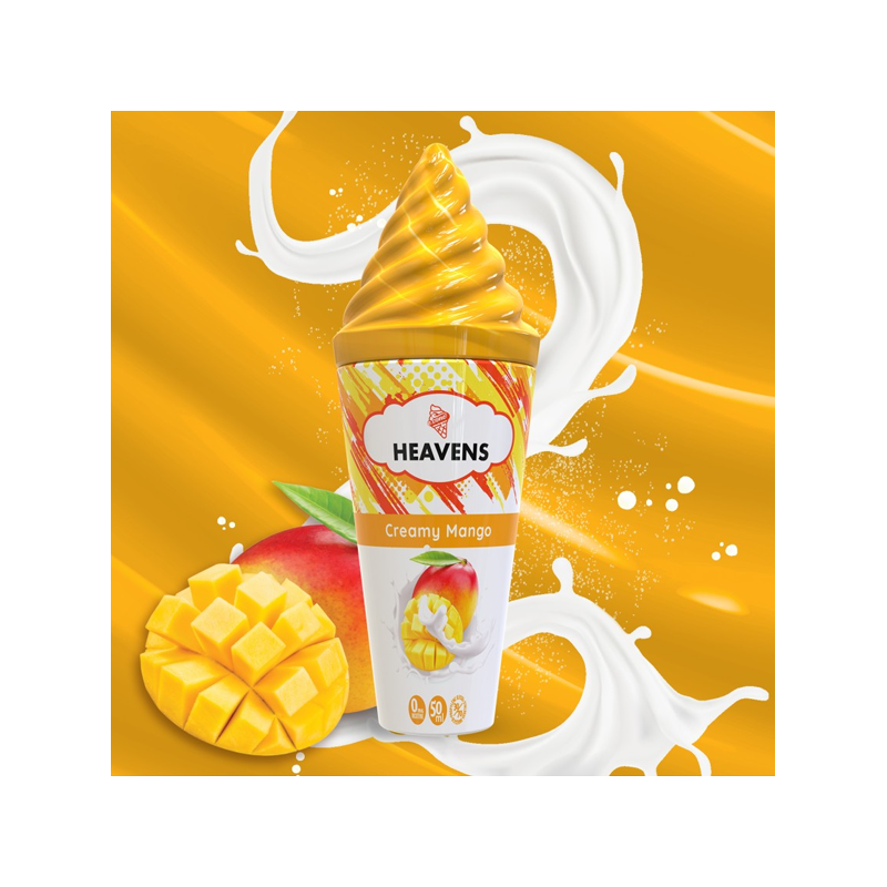 Creamy Mango 50ml Heavens - E-cone - Vape Maker