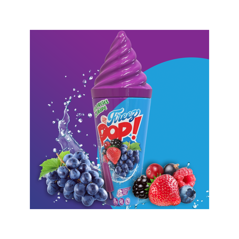 Pop Grape Red Fruits 50ml Freez Pop - E-cone - Vape Maker