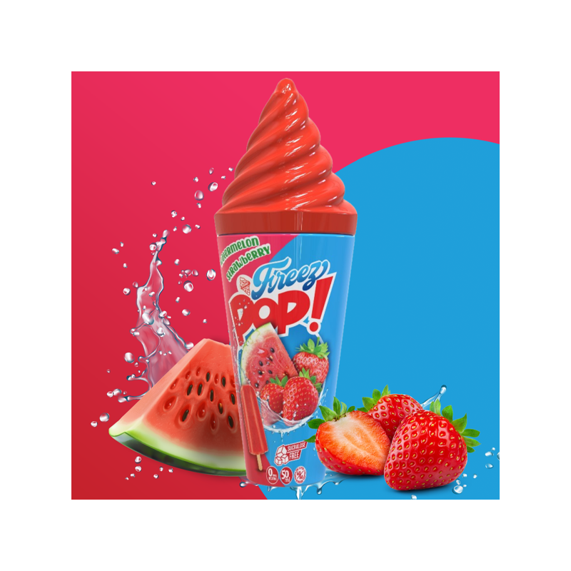 Pop Watermelon Strawberry 50ml Freez Pop - E-cone - Vape Maker