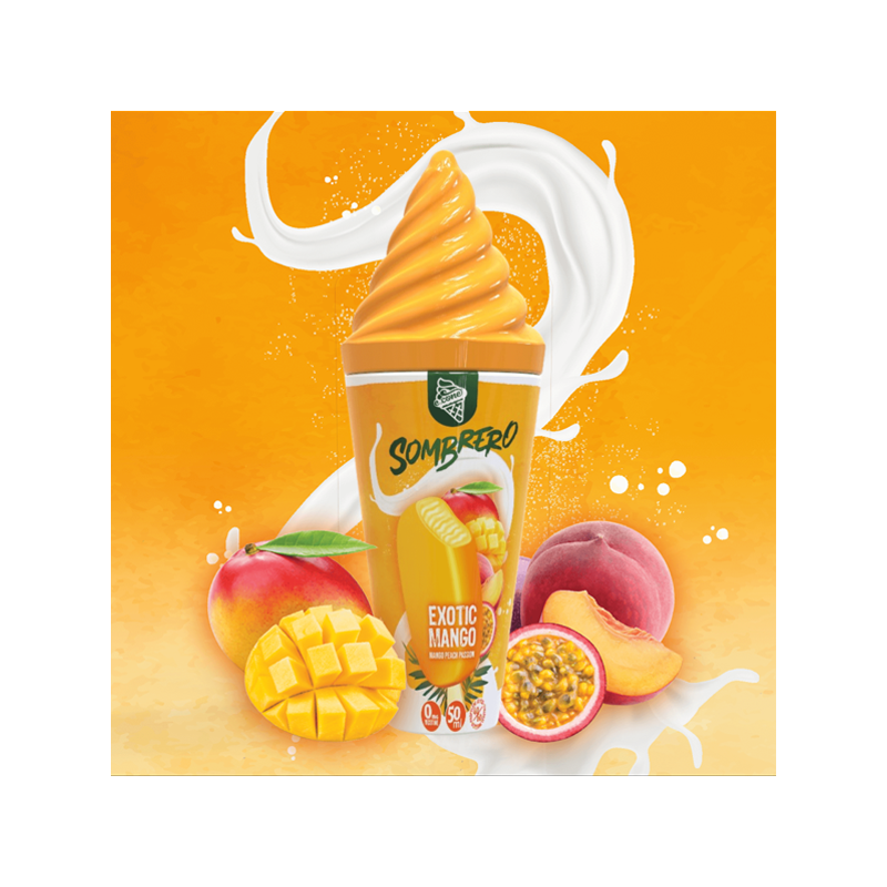 Exotic Mango 50ml Sombrero - E-cone - Vape Maker