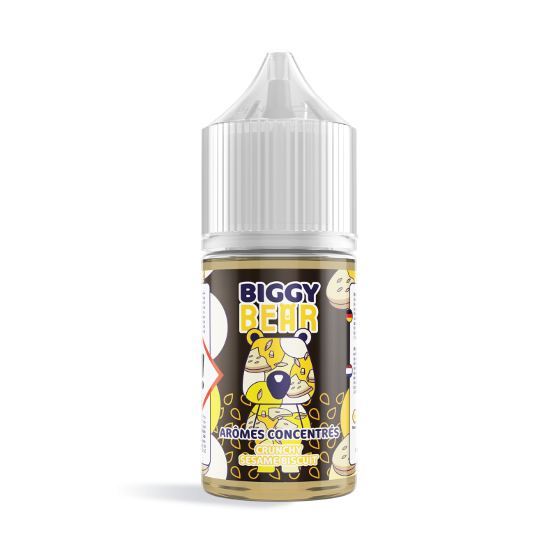 Concentré Crunchy Sésame Biscuit 30ml - Biggy Bear (5 pièces) Concentré Crunchy Sésame Biscuit 30ml - Biggy Bear (5 pièces)