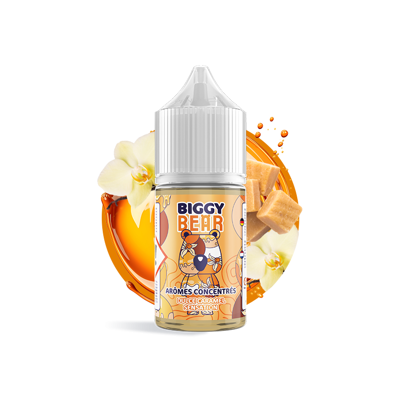 Concentré Dulce Caramel Sensation 30ml - Biggy Bear (5 pièces)