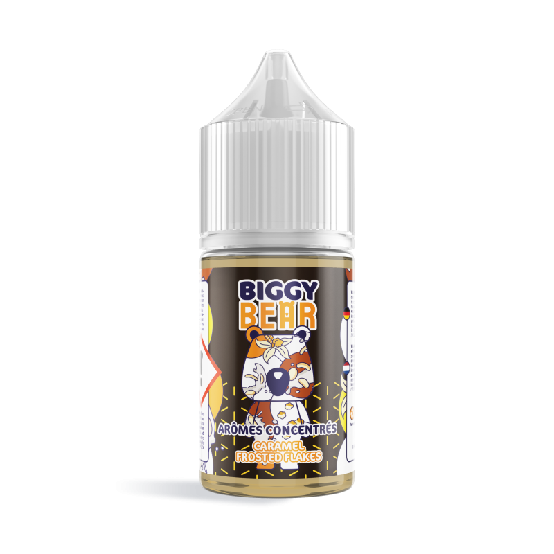 Concentré Caramel Frosted Flakes 30ml - Biggy Bear (5 pièces) Concentré Caramel Frosted Flakes 30ml - Biggy Bear (5 pièces)