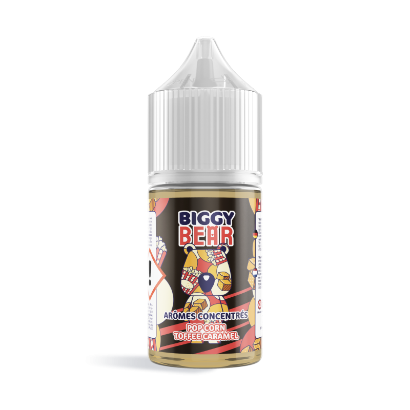 Concentré Pop Corn Toffee Caramel 30ml - Biggy Bear (5 pièces) Concentré Pop Corn Toffee Caramel 30ml - Biggy Bear (5 pièces)