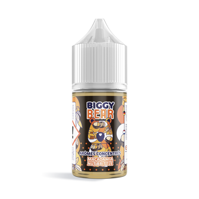 Concentré Macadamia Nut Brittle 30ml - Biggy Bear (5 pièces) Concentré Macadamia Nut Brittle 30ml - Biggy Bear (5 pièces)