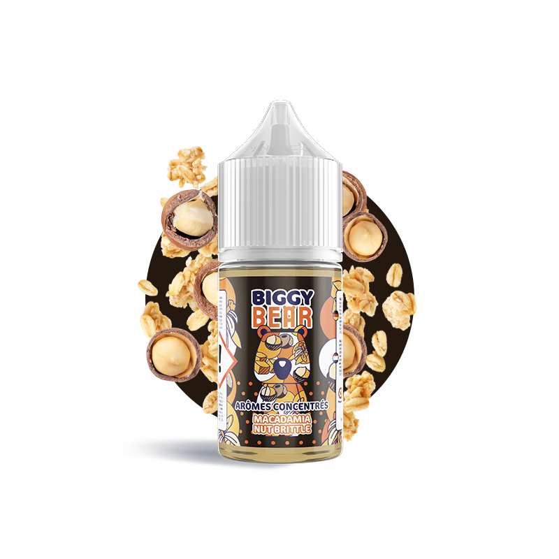 Concentré Macadamia Nut Brittle 30ml - Biggy Bear (5 pièces)