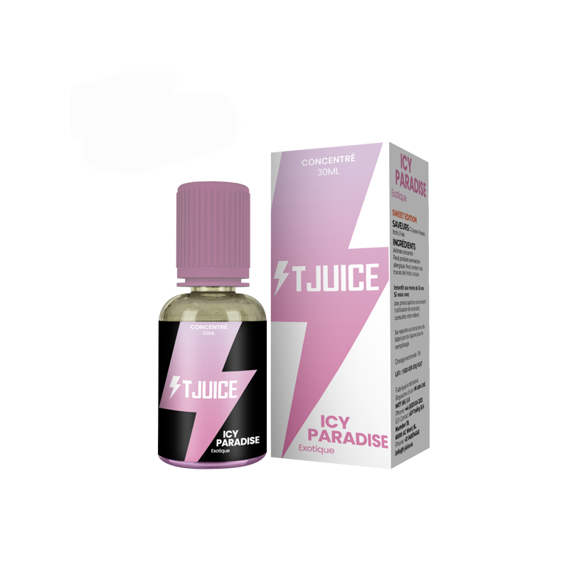 Concentré Icy Paradise 30ml - TJuice (5 pièces) Concentré Icy Paradise 30ml - TJuice (5 pièces)