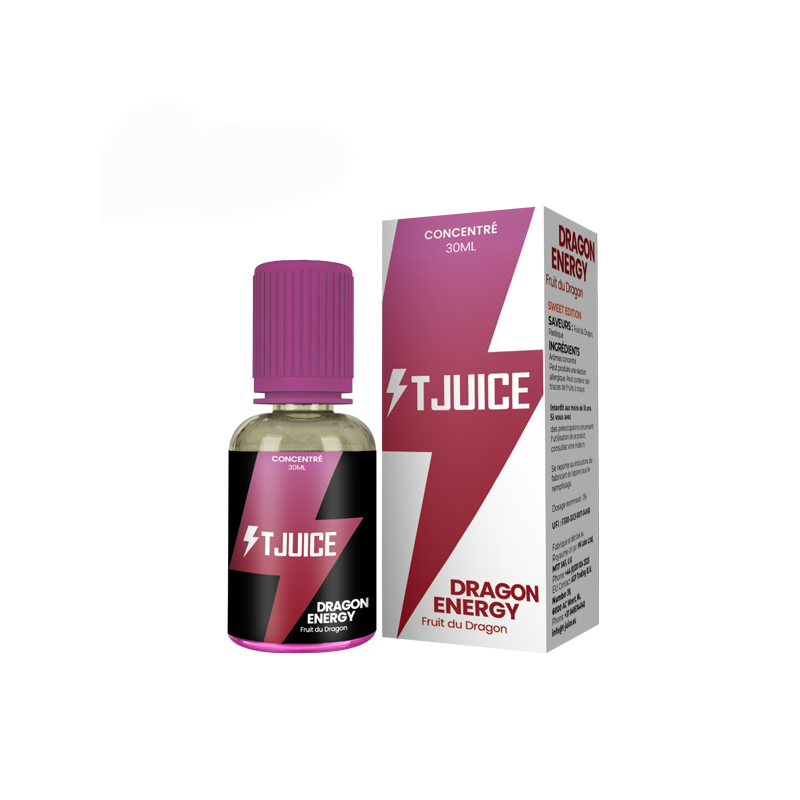 Concentré Dragon Energy 30ml - TJuice (5 pièces) Concentré Dragon Energy 30ml - TJuice (5 pièces)