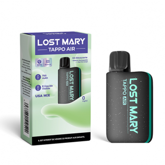 Kit Découverte Tappo Air Black /USA Mix- Lost Mary