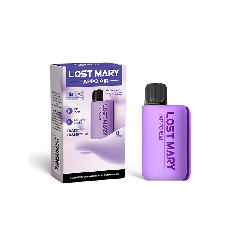 Kit Découverte Tappo Purple/Fraise Framboise - Lost Mary