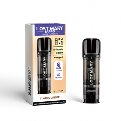 Pod Pré-rempli Tappo Classic Crème - Lost Mary Pod Pré-rempli Tappo Classic Crème - Lost Mary