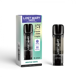 Pod Pré-rempli Tappo Menthe Verte  - Lost Mary Pod Pré-rempli Tappo Menthe Verte  - Lost Mary