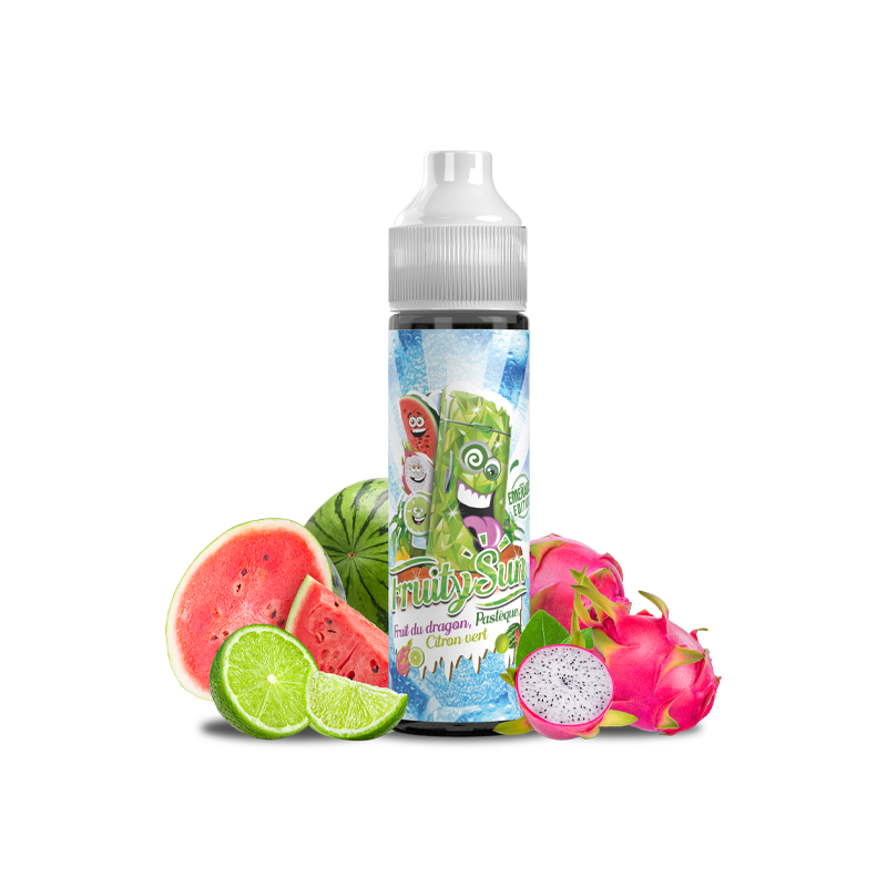 Fruit du Dragon Pastèque Citron Vert 50ml Fruity Sun Emeraude Edition - Secret's LAb