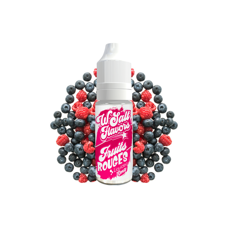 Fruits Rouges 10ml Wsalt Flavors by Liquideo (8 pièces)