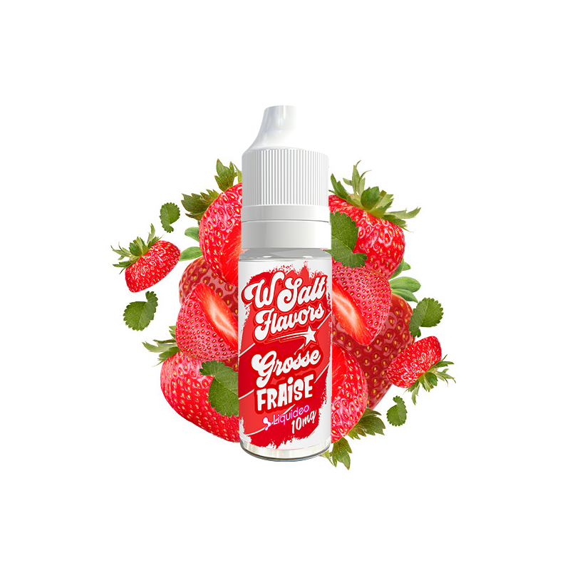 Grosse Fraise 10ml Wsalt Flavors by Liquideo (8 pièces)