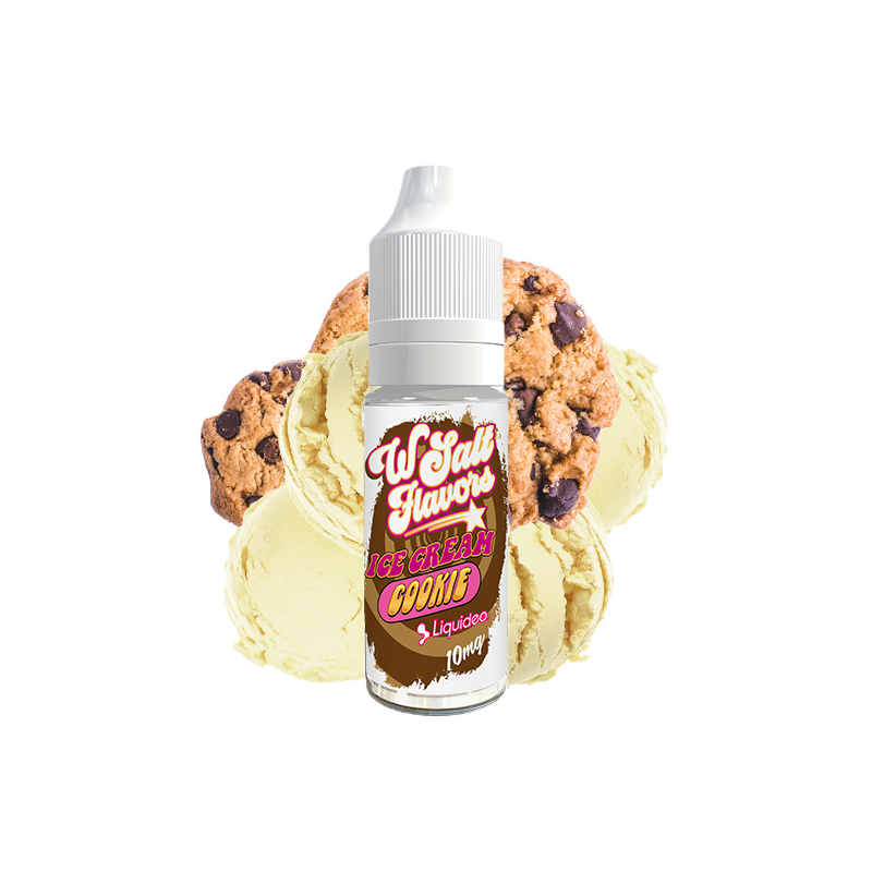 Ice Cream Cookie 10ml Wsalt Flavors by Liquideo (8 pièces)