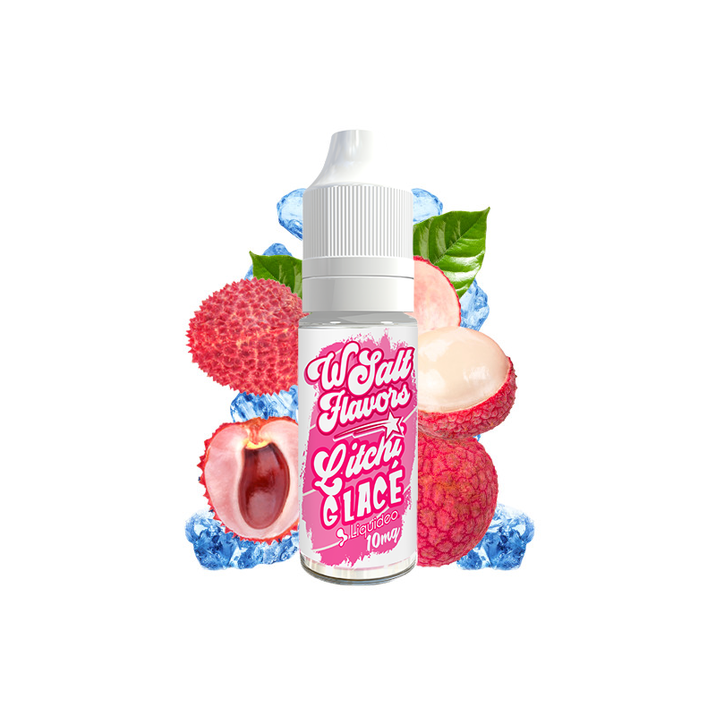 Litchi Glacé 10ml Wsalt Flavors by Liquideo (8 pièces)