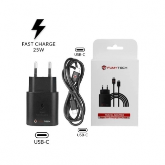 Pack Adaptateur Secteur Charge Rapide 25w + Câble USB-C vers USB-C - Fumytech