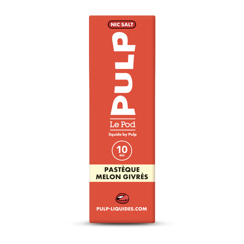 Pastèque Melon Givrés 10ml Le Pod Liquide - Pulp (10 pièces) Pastèque Melon Givrés 10ml Le Pod Liquide - Pulp (10 pièces)