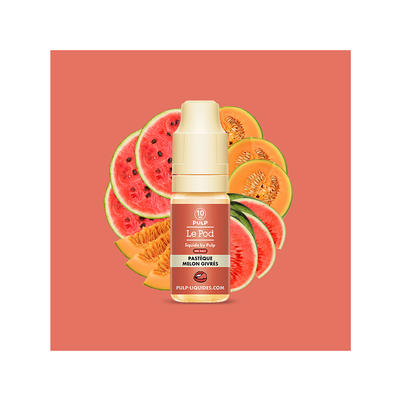 Pastèque Melon Givrés 10ml Le Pod Liquide - Pulp (10 pièces)