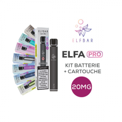 Kit Découverte Elfa Pro 500mAh 2ml - ElfBar Kit Découverte Elfa Pro 500mAh 2ml - ElfBar
