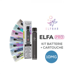Kit Découverte Elfa Pro 500mAh 2ml - ElfBar Kit Découverte Elfa Pro 500mAh 2ml - ElfBar
