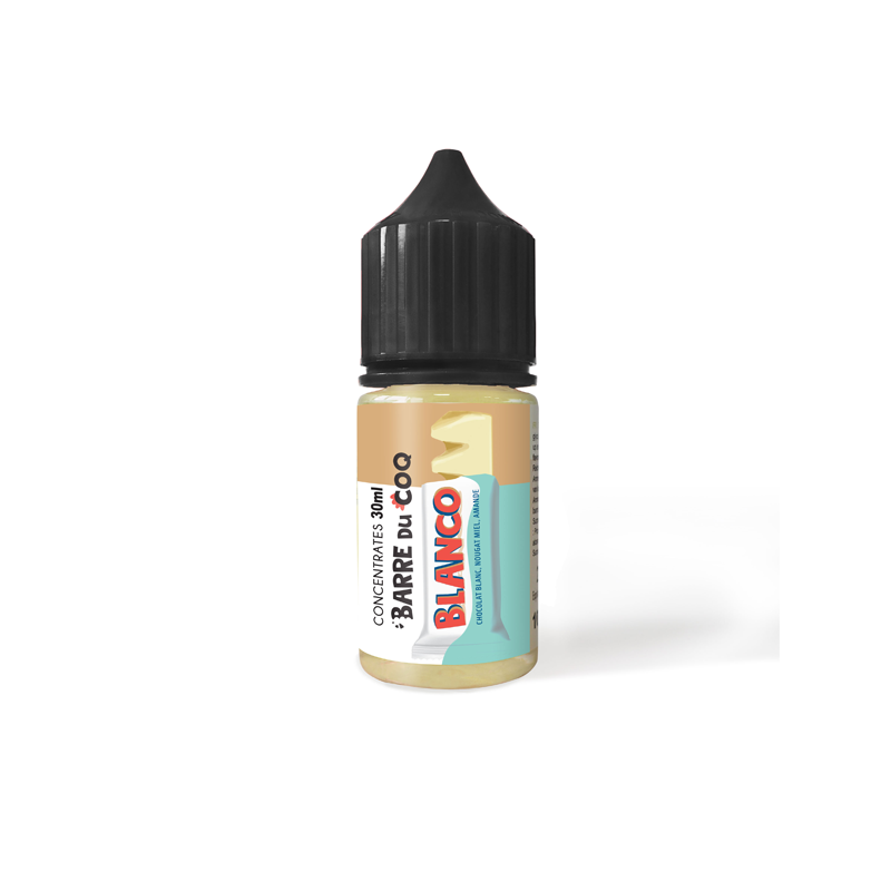 Concentré Blanco 30ml Les Barres du Coq - Le Coq qui Vape (5 pièces)