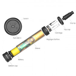 E-Chicha Portable Hookah Air 3200mAh Space Woman - Fumytech E-Chicha Portable Hookah Air 3200mAh Space Woman - Fumytech
