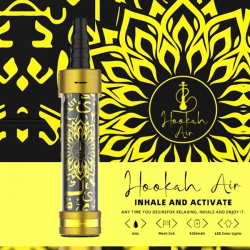 E-Chicha Portable Hookah Air 3200mAh Oriental Gold - Fumytech E-Chicha Portable Hookah Air 3200mAh Oriental Gold - Fumytech