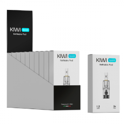 Pod rechargeable de remplacement pour Kiwi Spark 2ml - Kiwi Vapor (pack de 3) Pod rechargeable de remplacement pour Kiwi Spark 2ml - Kiwi Vapor (pack de 3)