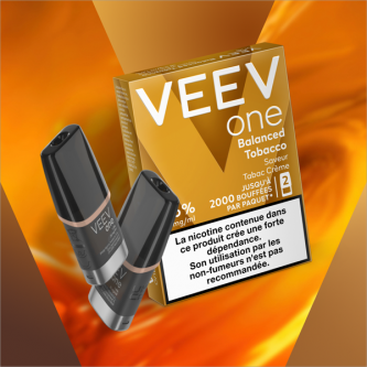 Paquet de 2 Pods pré-remplis Veev One Balanced Tobacco - Veev (pack de 5)