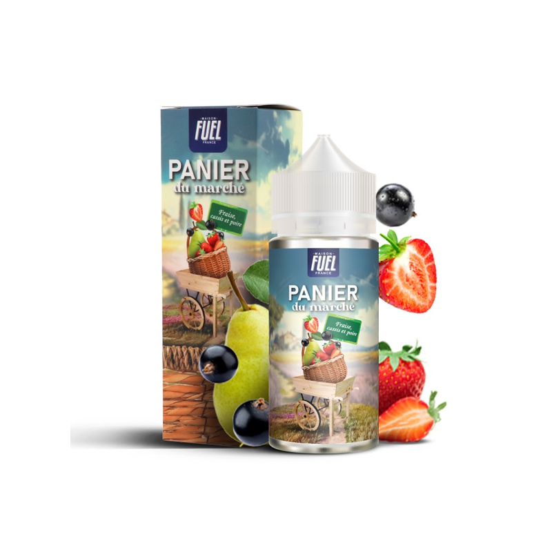 Fraise Cassis et Poire 100ml Panier du marché - Maison Fuel