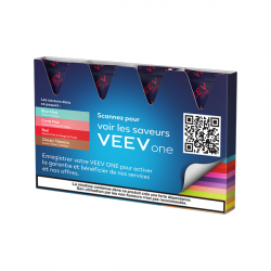 Kit Pod Veev One 4 recharges Saveurs Classiques (20mg/ml) - Veev