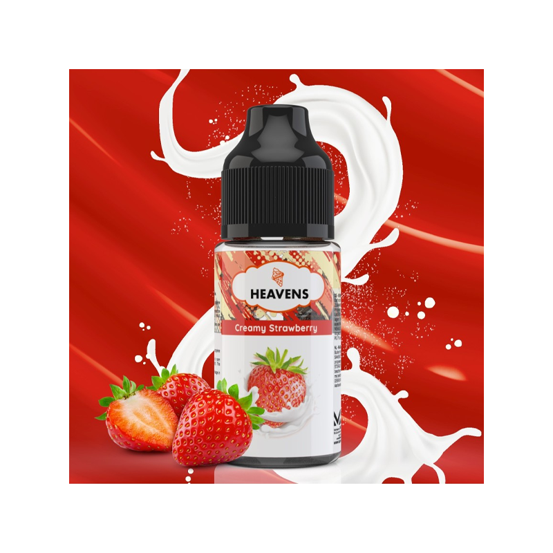 Concentré Creamy Strawberry 30ml Heavens - E-cone - Vape Maker