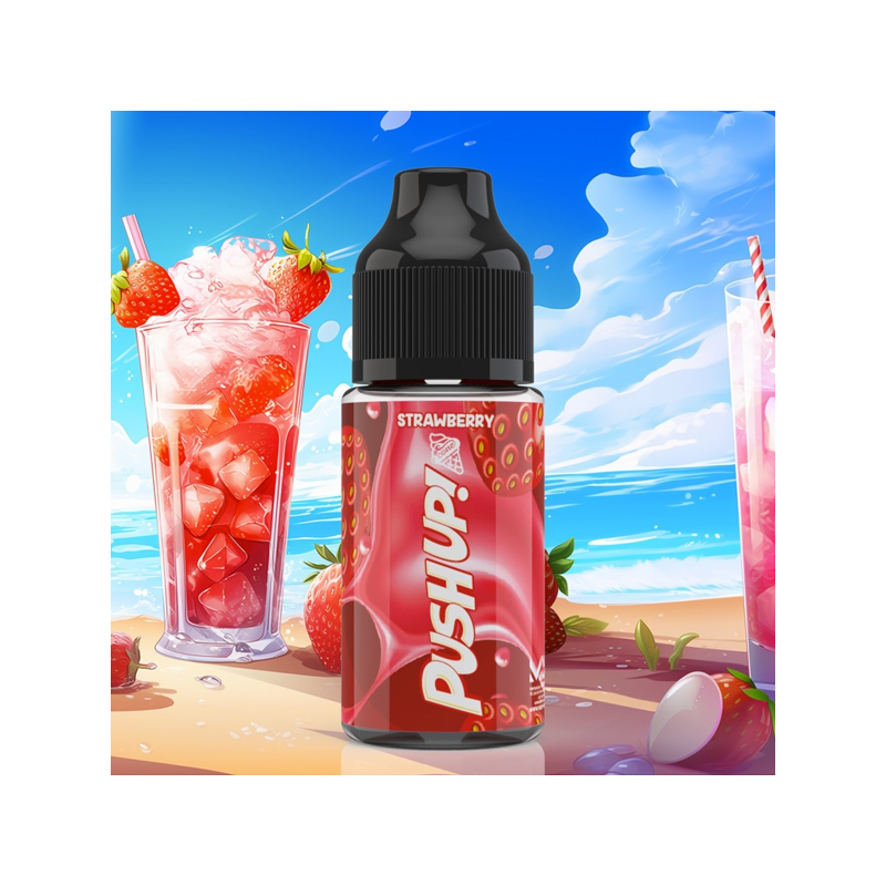 Concentré Fraise 30ml Push Up - E-cone - Vape Maker