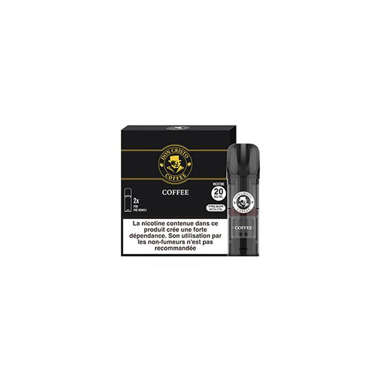 Pod pré-rempli Don Cristo Coffee 2ml - PGVG Labs (pack de 2)