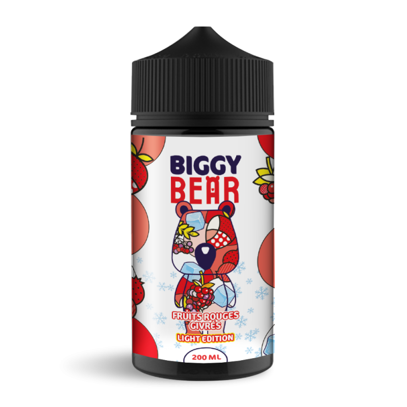 Fruits Rouges Givrés - Light Edition 200ml - Biggy Bear Fruits Rouges Givrés - Light Edition 200ml - Biggy Bear
